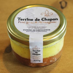 Terrine de chapon au foie gras et à l'Armagnac